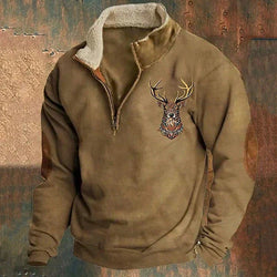 Christos – Sweter z detalami jelenia