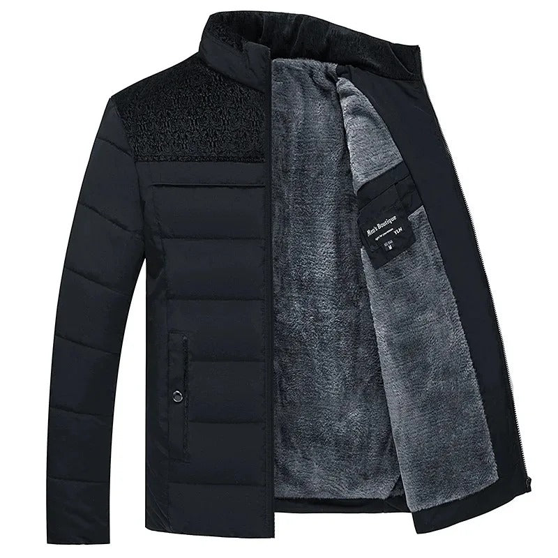 Elegant quilted pufferjakke