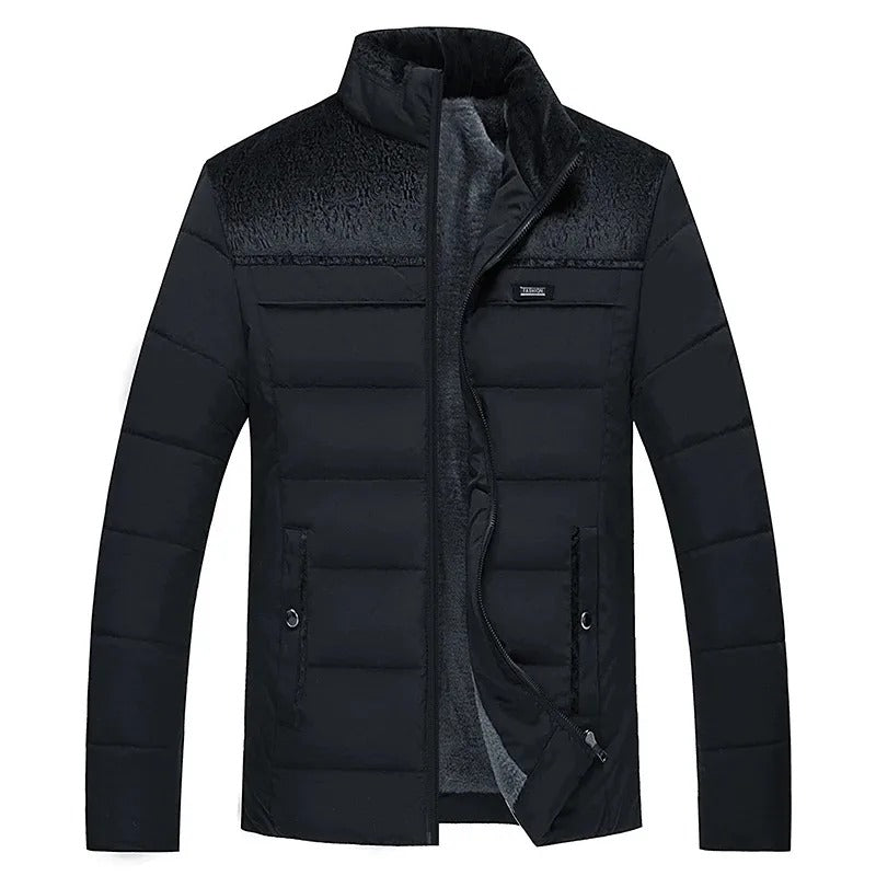 Elegant quilted pufferjakke