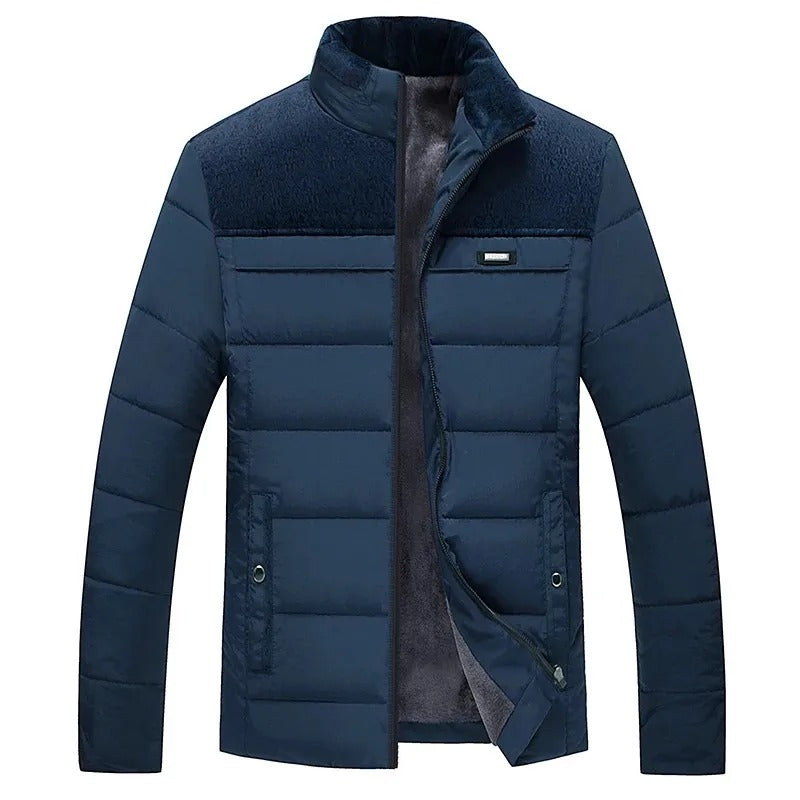 Elegant quilted pufferjakke