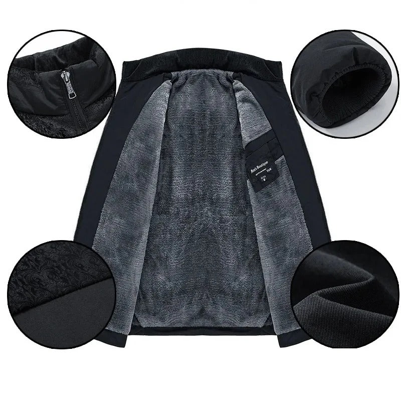 Elegant quilted pufferjakke
