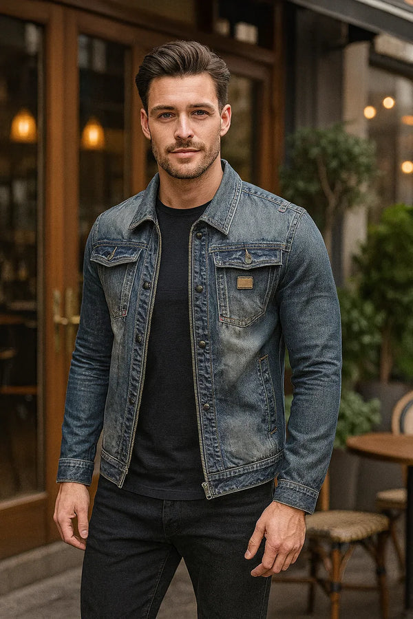 Kraveno | Premium denimowa kurtka 75% bawełny