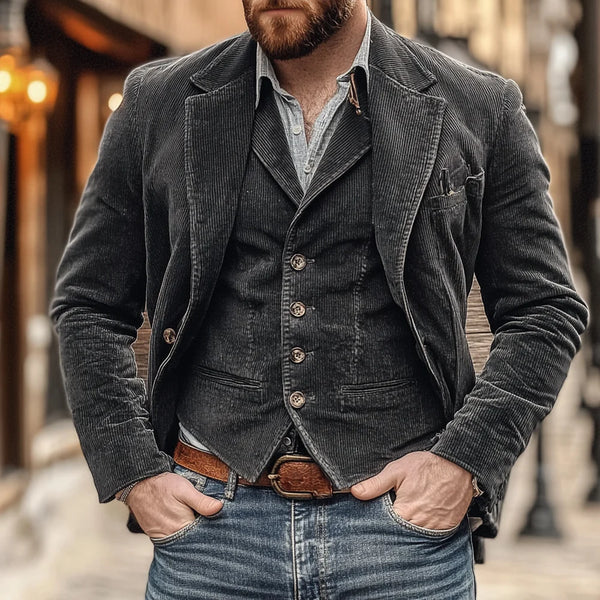 Kraveno | Klassisk blazer og vest