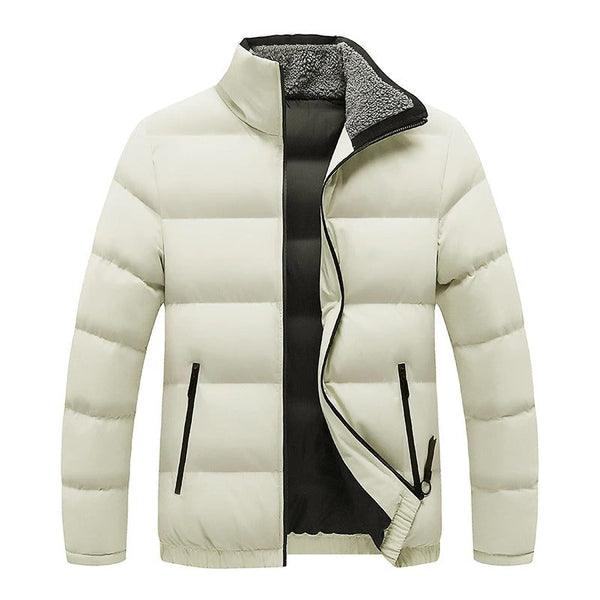 Premium quiltet vinterjakke