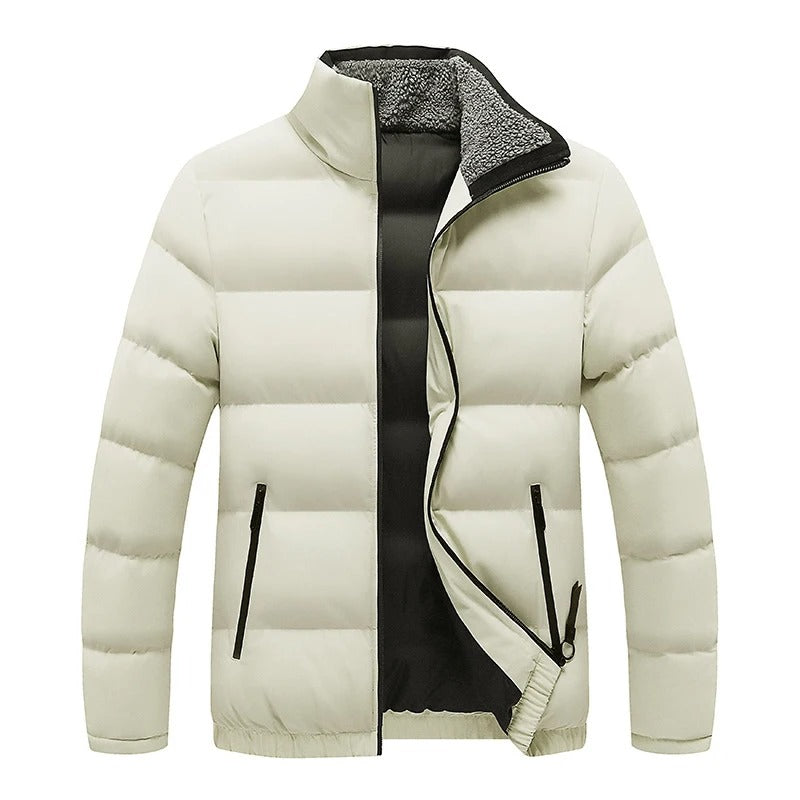Premium quiltet vinterjakke