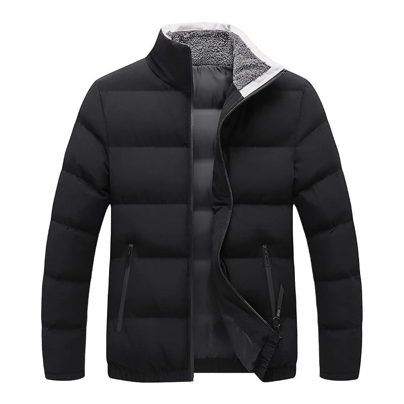 Premium quiltet vinterjakke